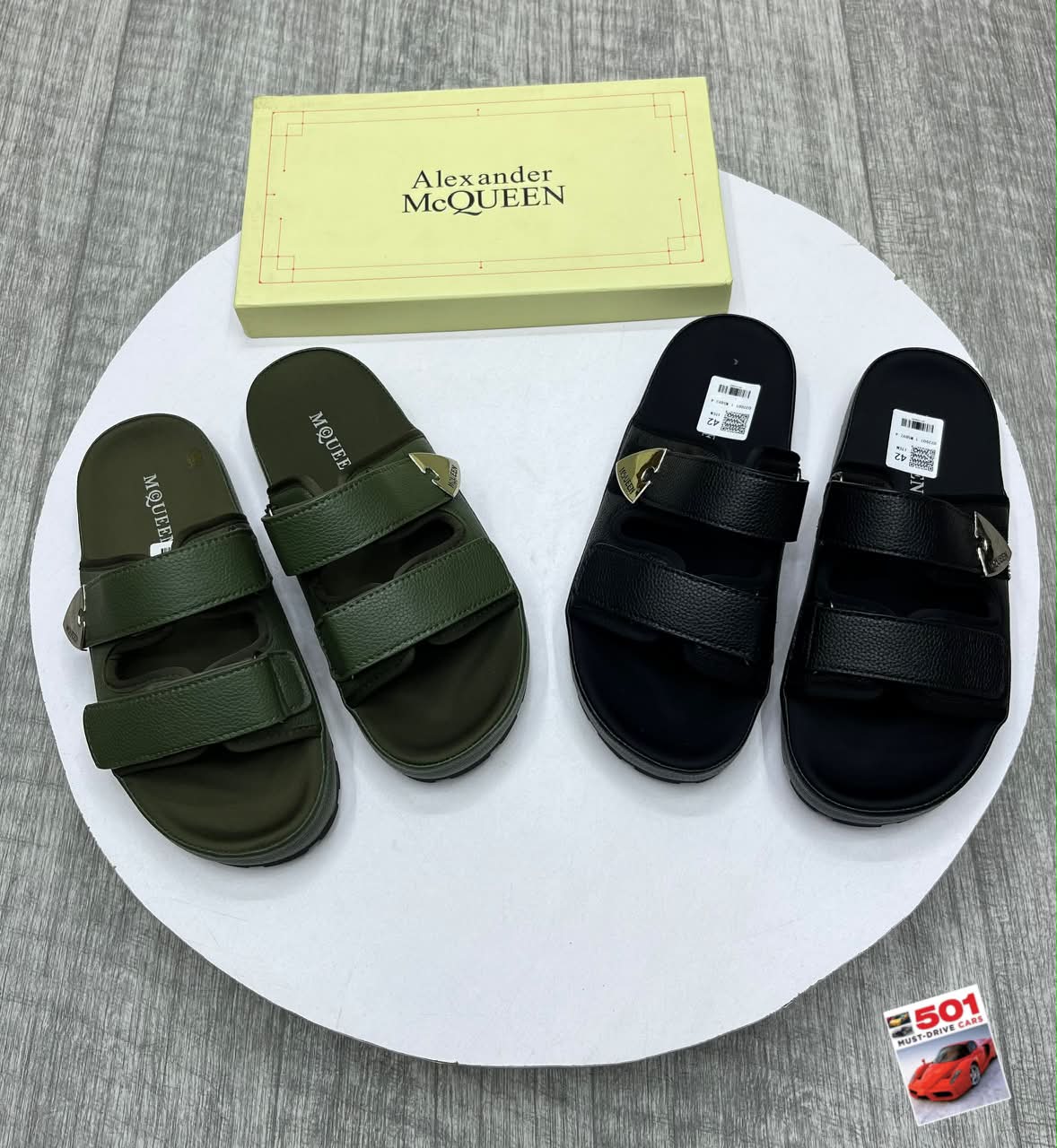 Alexander McQueen Dual-Strap Sandals Alexander McQueen Dual-Strap Sandals