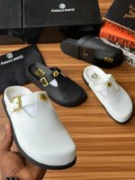 Angelo Ruffo White Slip-On Shoes