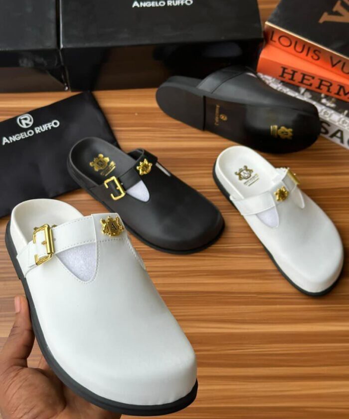 Angelo Ruffo White Slip-On Shoes