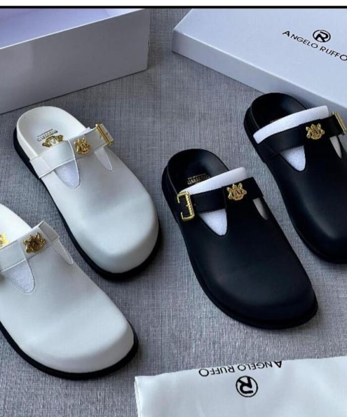 Angelo Ruffo White Slip-On Shoes