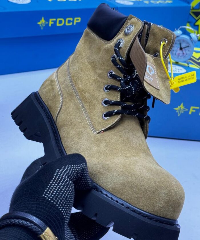 BC Snaplin Yellow Suede Boots