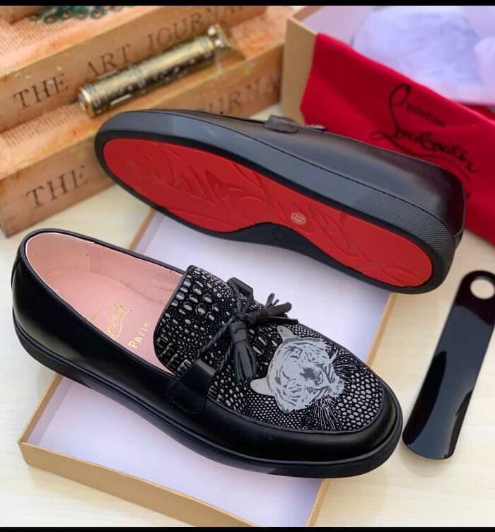 Billionaire Tiger Embroidered Loafers