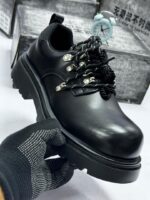 Black Chunky Double Sole Shoes - Image 2