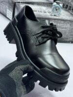 Black Leather Casual Loafers