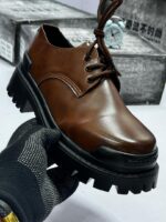 Black Leather Casual Loafers - Image 3