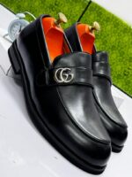 Black Leather Loafers