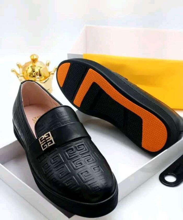 Black Leather Loafers