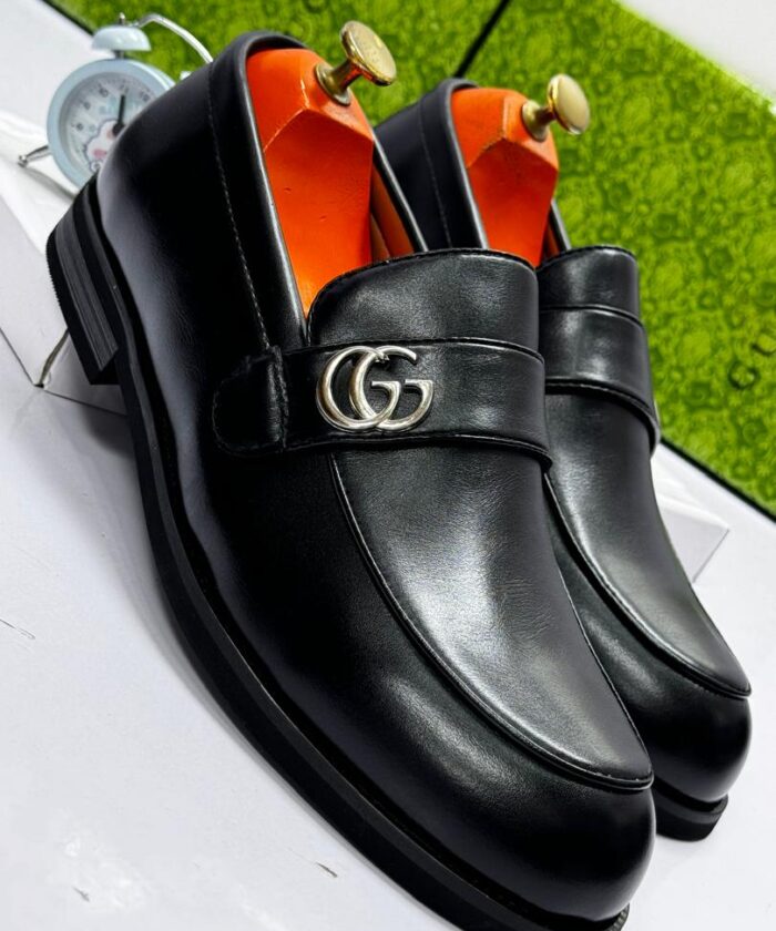 Black Leather Loafers