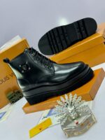 Black Lug Sole Boots - Image 2