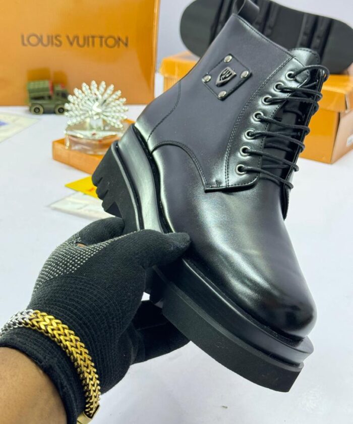 Black Lug Sole Boots