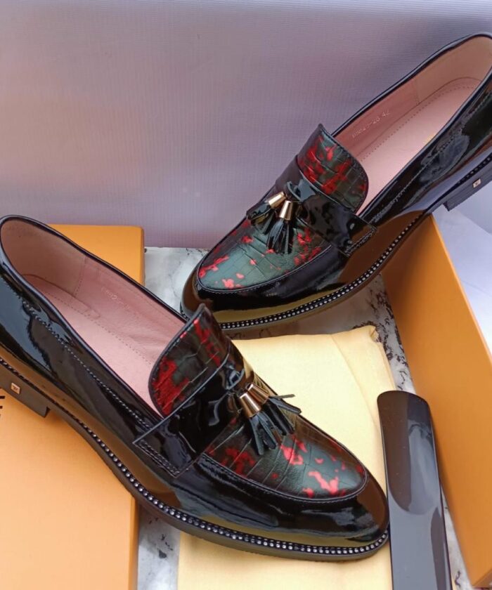 Black Patent Leather Loafers