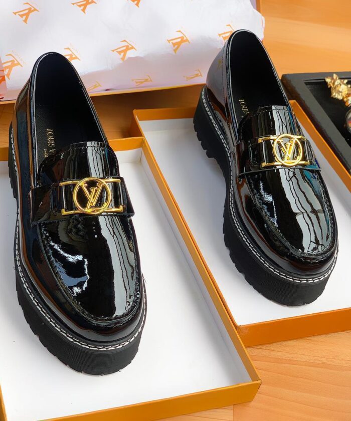 Black Patent Leather Loafers