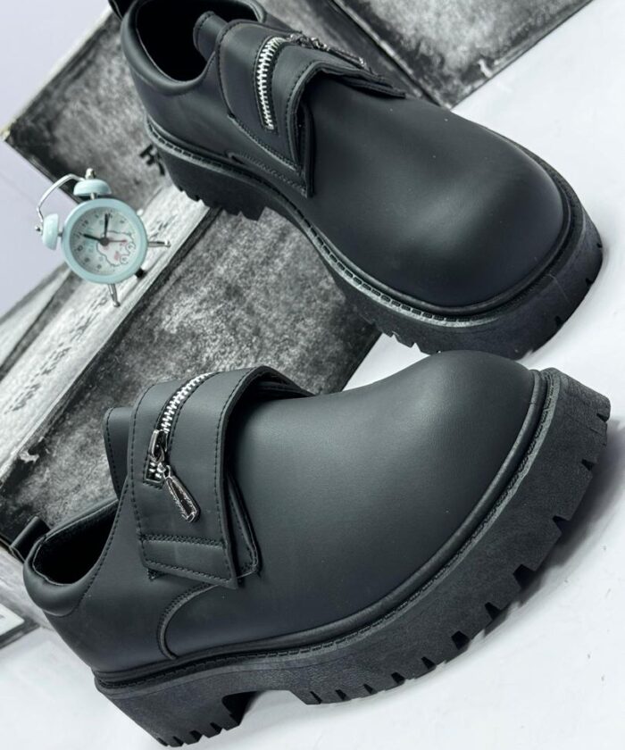 Black Platform Loafers