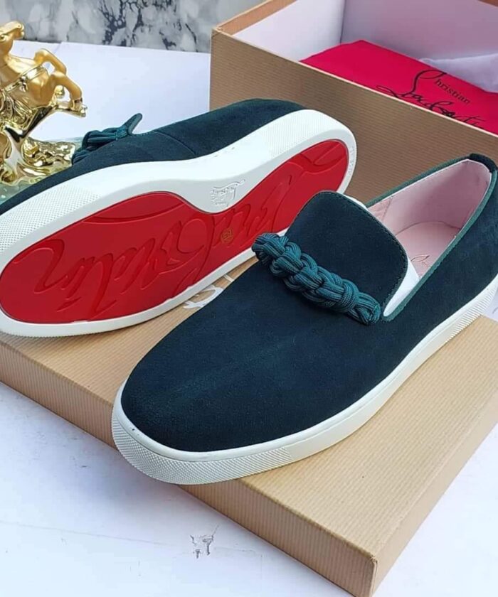 Blue Suede Loafers
