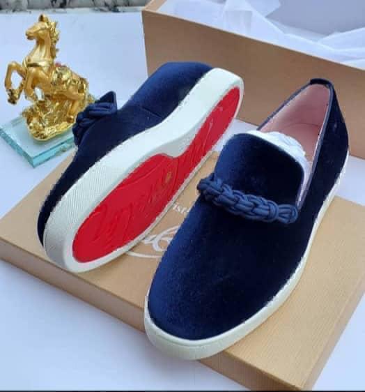 Blue Suede Loafers