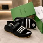 Bottega Veneta Black Platform Sandals - Image 2