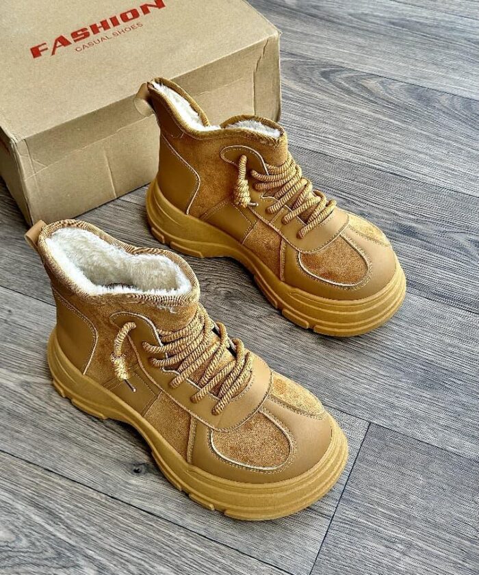 Brown Winter Boots for Men