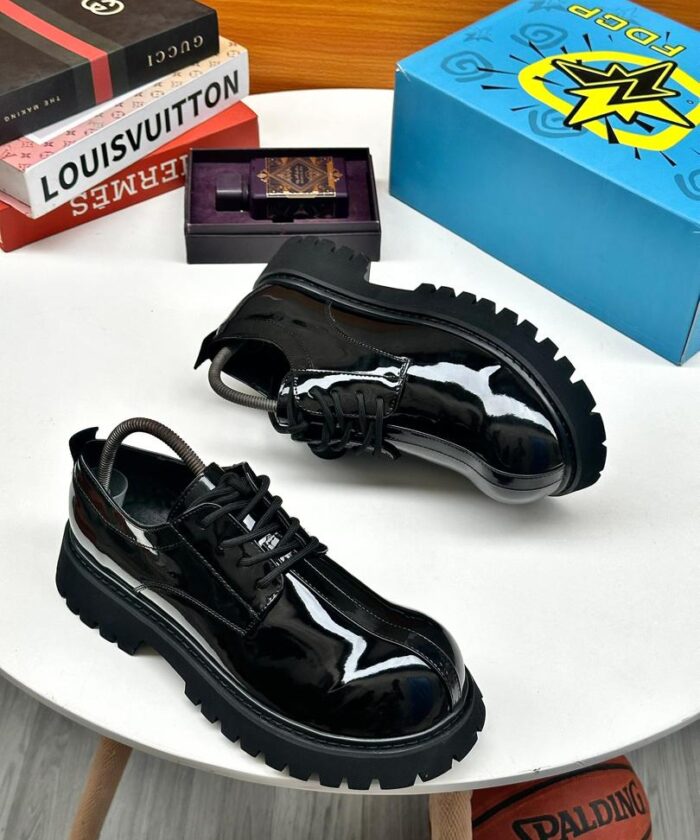 Chunky Lug Sole Polished Luxury Formal Footwear