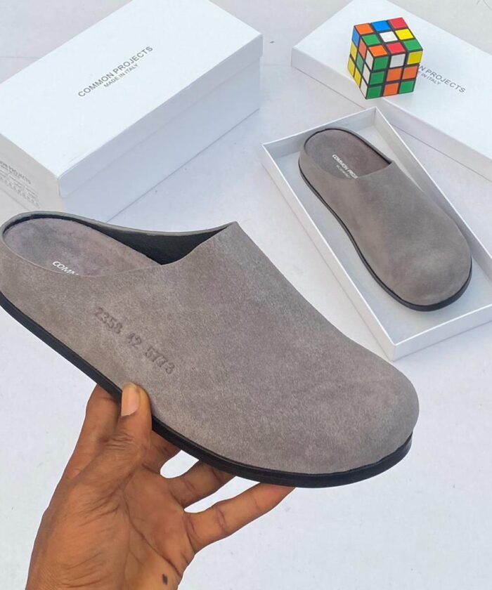 Common Projects Ash Suede Mules
