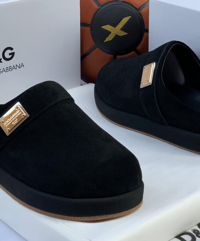 Dolce & Gabbana Suede Mules