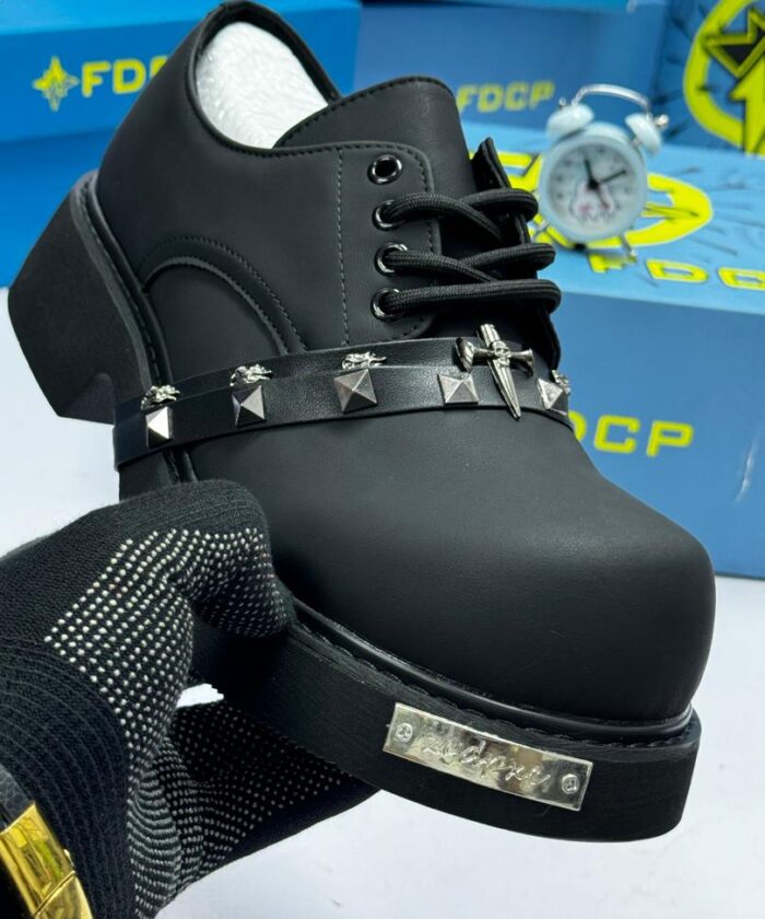 FDCP Black Punk Platform Shoes