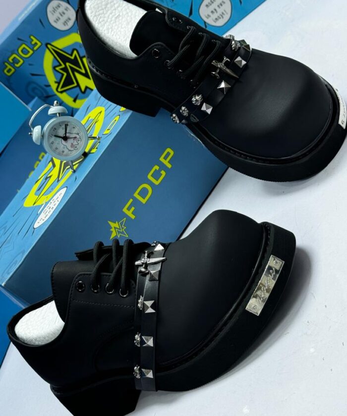 FDCP Black Punk Platform Shoes