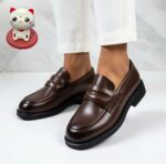 FDCP Brown Leather Penny Loafers