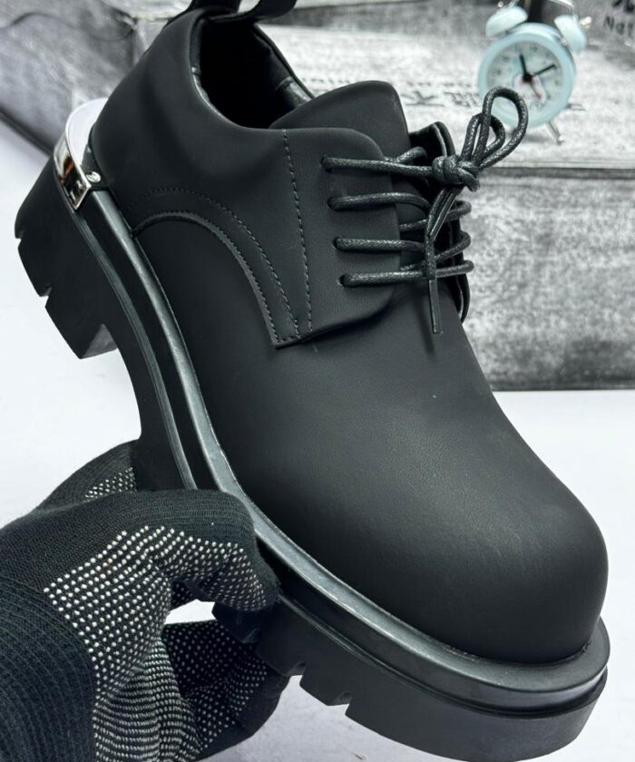 Generation Next Steele Luxe Black Derby Shoes