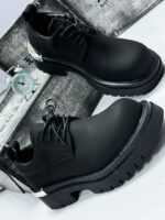 Generation Next Steele Luxe Black Derby Shoes