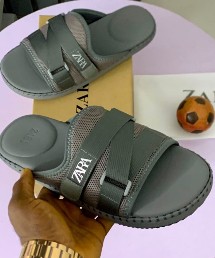 Grey Strap Mule Clogs
