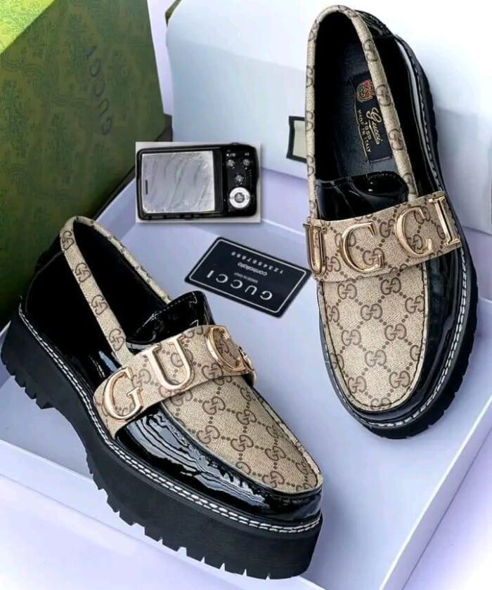 Gucci GG Canvas Loafers