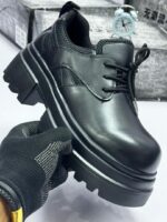 Men’s Black Chunky Platform Shoes