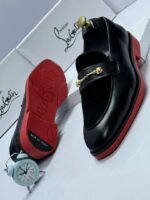 Men’s Black Leather & Suede Loafers