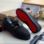 Men’s Luxury Dress Shoes with Gold Logo Detail