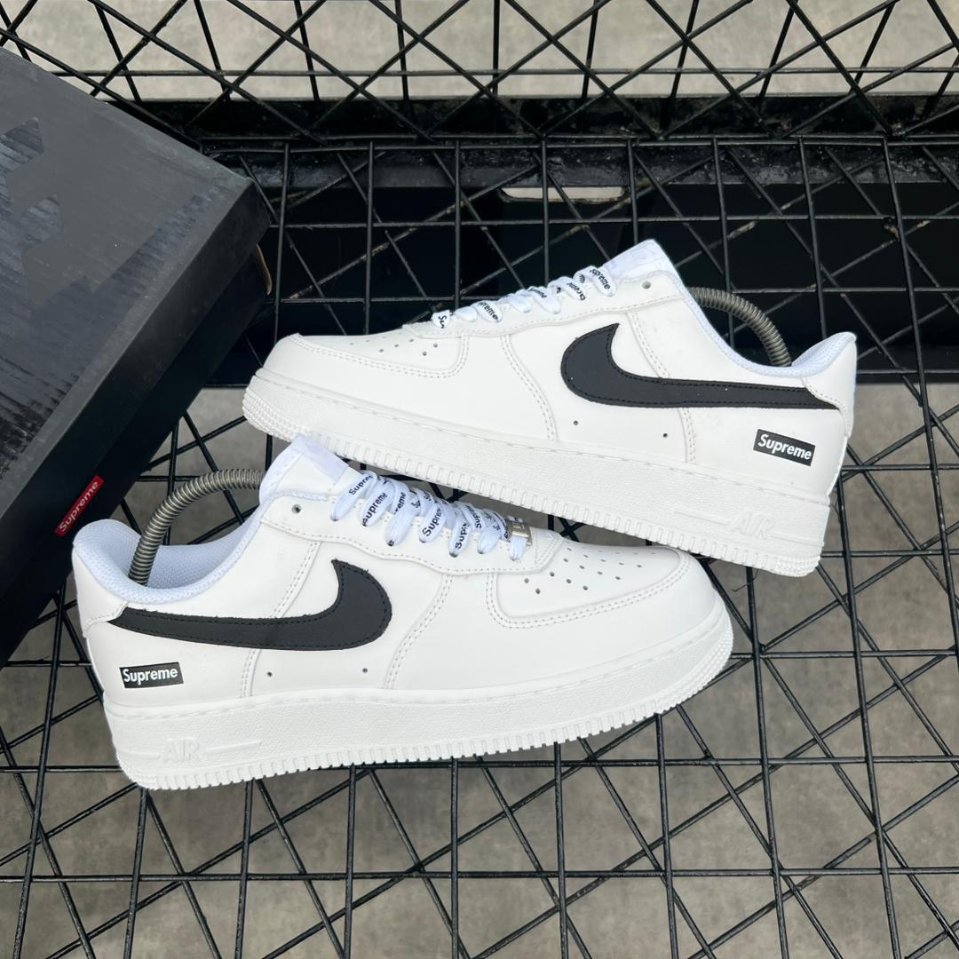 Men's White Leather Sneakers Men's White Leather Low-Top Sneakers