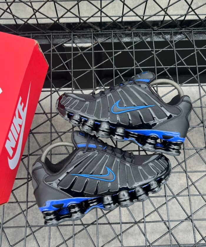 Nike Shox TL Black Blue Men's Sneakers