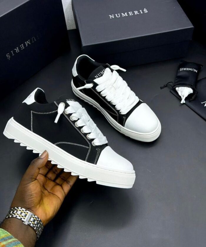 Numeriś Atelier Acrylic Black Trainers