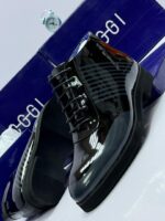 Oggi Glossy Leather Boots