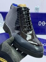 Oggi Glossy Leather Boots