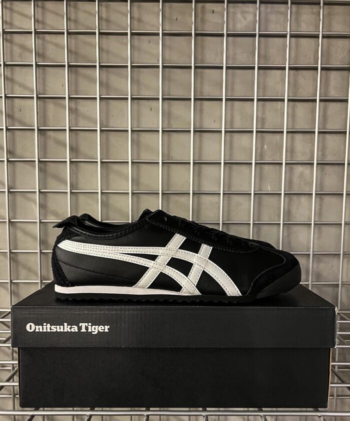 Onitsuka Tiger Mexico 66 Black Leather Men's Sneakers