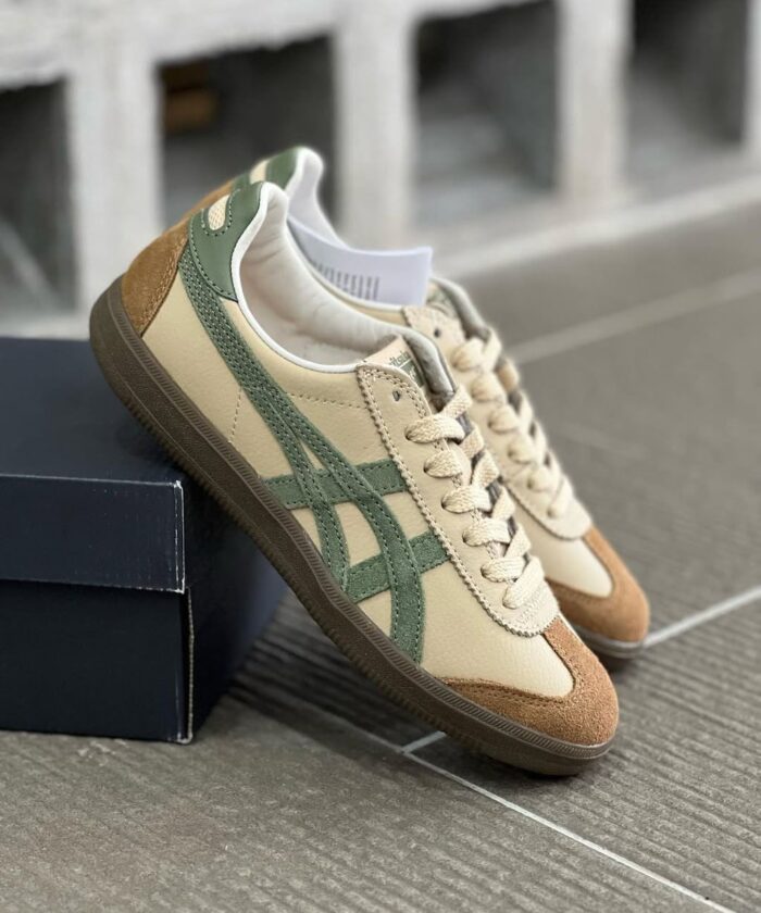 Onitsuka Tiger Tokuten Beige Green Men's Sneakers