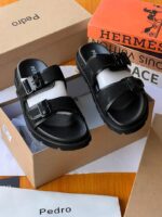 Pedro Black Sandals