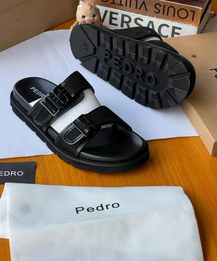 Pedro Black Sandals