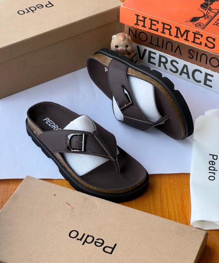 Pedro Brown Leather Sandals