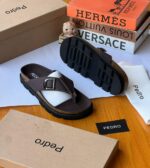Pedro Brown Leather Sandals
