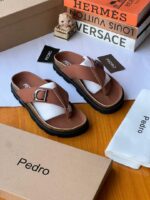 Pedro Brown Leather Sandals