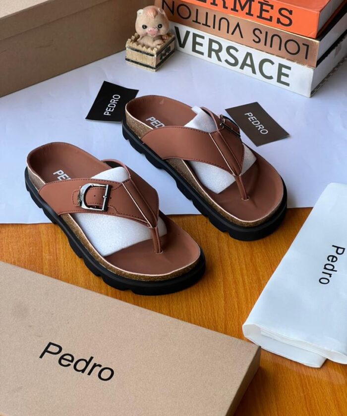 Pedro Brown Leather Sandals