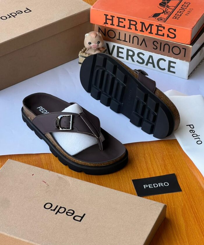 Pedro Brown Leather Sandals