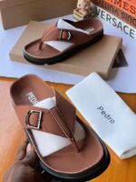 Pedro Brown Thong Sandals