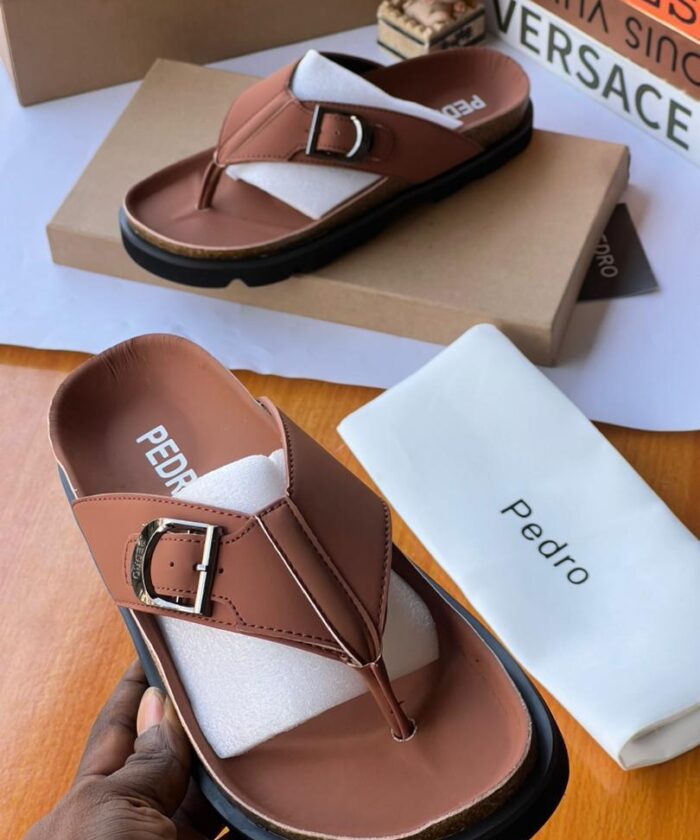 Pedro Brown Thong Sandals